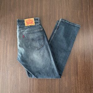 Levi's Men's Dark Wash Straight Jeans
